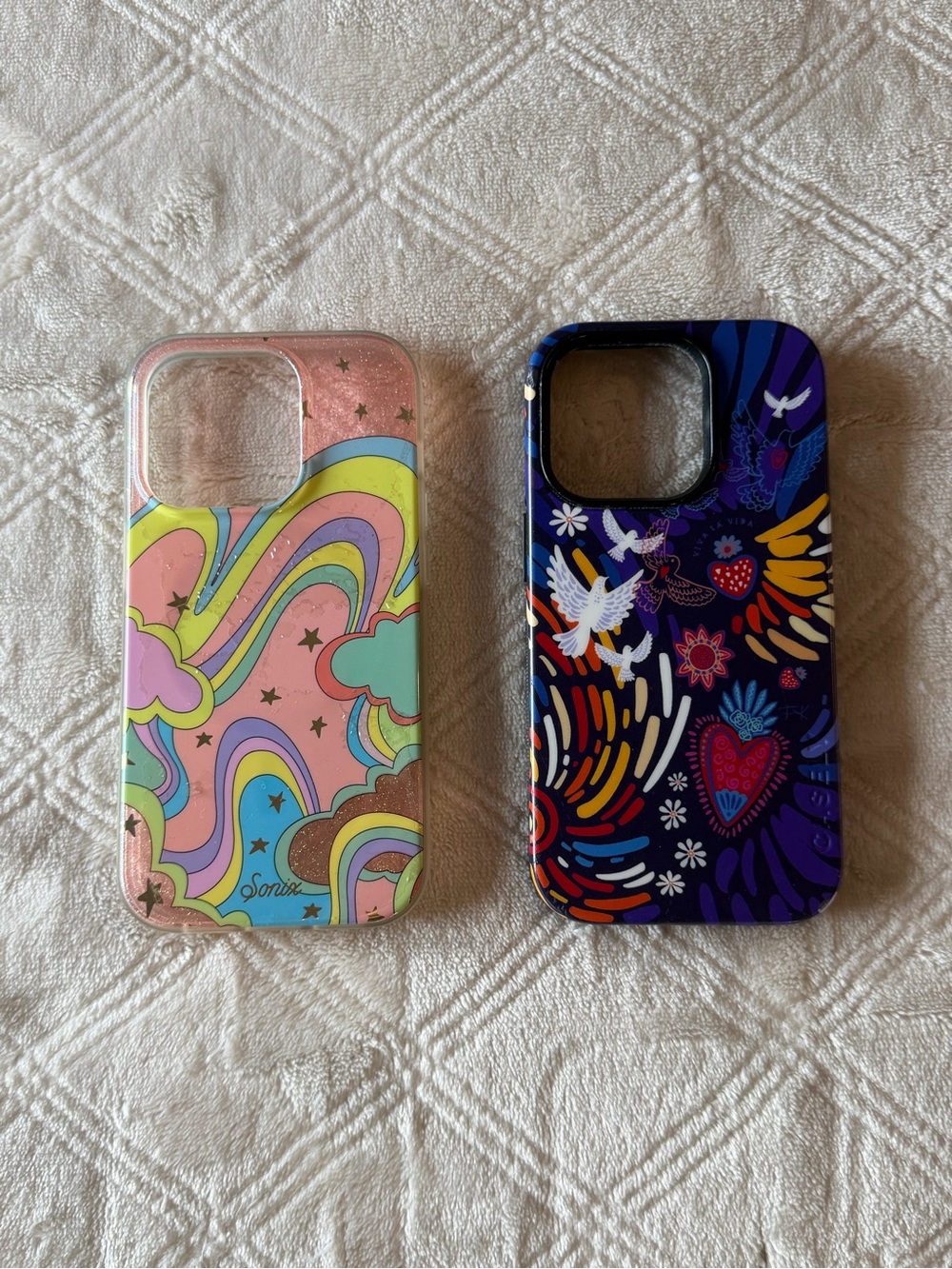 SET OF 2 iPhone 14 Pro Cases (Sonix, Casely)